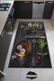 Conceptum Hmnt577 Alfombra para Pasillo 80x200 cm, 100% Poliéster, Antibacteriana y Antideslizante para Mayor Seguridad y Fácil Limpieza